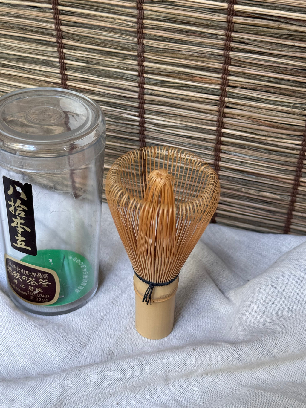 Vintage Takayama Matcha Whisk (Chasen), 80 Prongs — Inoue Wakasa, Original Case