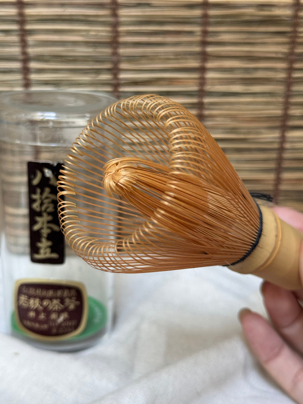 Vintage Takayama Matcha Whisk (Chasen), 80 Prongs — Inoue Wakasa, Original Case
