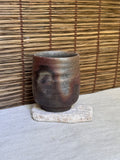 Bizen-yaki by Touko Konishi Yunomi Teacup — Wood-Fired, Hidasuki Fire Markings