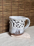 Oni-Hagi Ware Mug – Thick Shiro Hagi Glaze