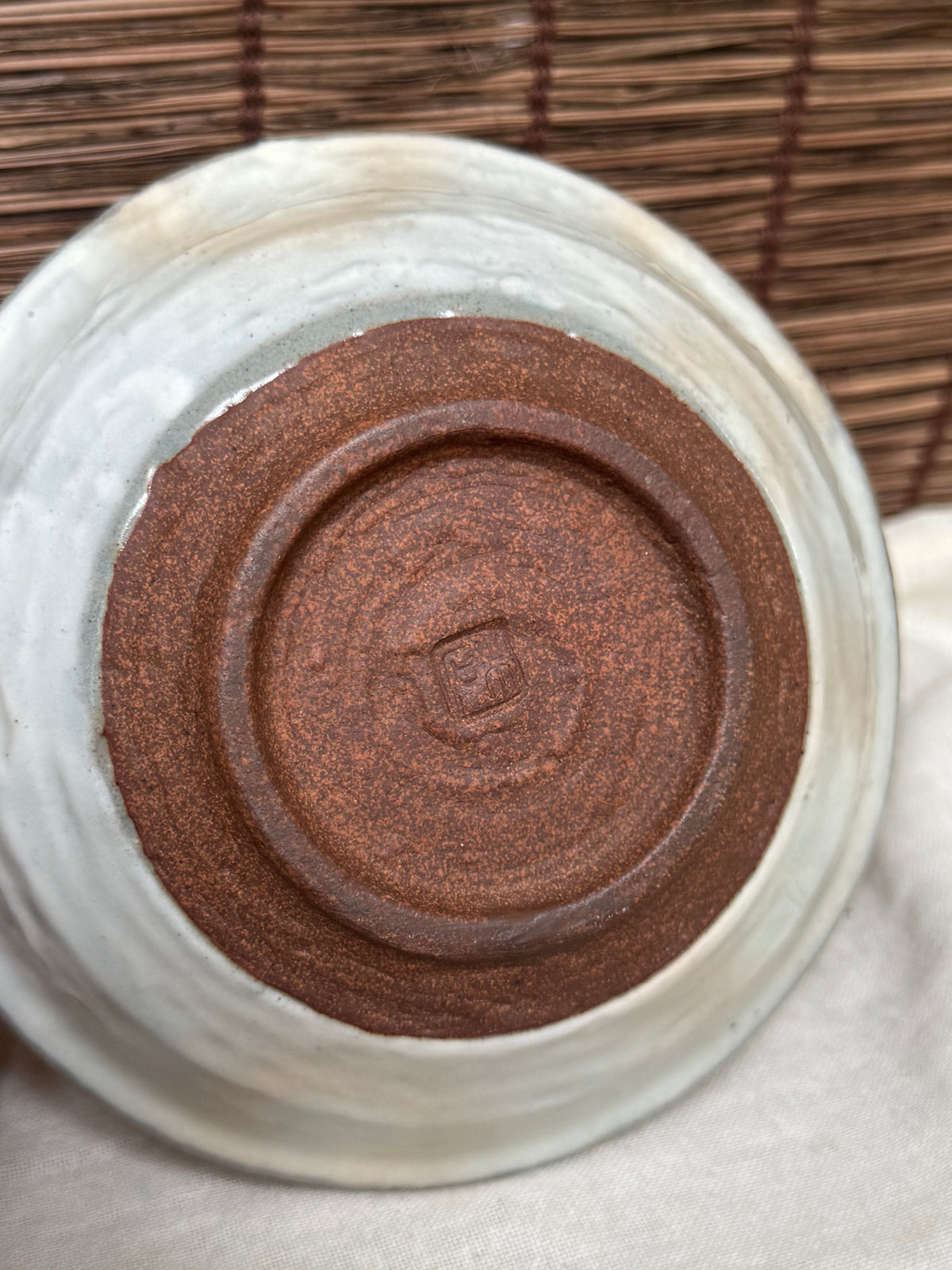 Hagi-Yaki Katakuchi Pouring Bowl - Pink Blossom Glaze