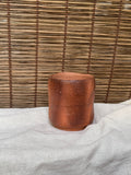 Bizen Ware Yunomi Cups — Unglazed Wood-Fired Stoneware, Faceted and Cylindrical Forms