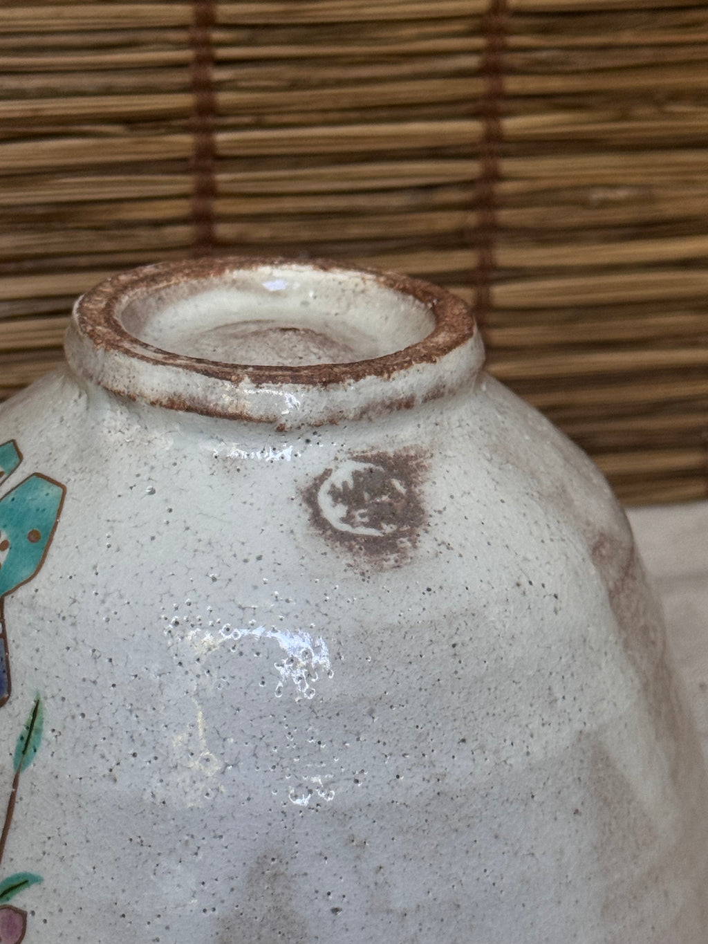 Seasonal Chawan Tea Bowl for Hinamatsuri — Emperor and Empress Dolls with Peach Blossoms, Enamel and Gold